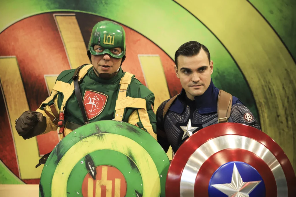 The meeting of Captain Lithuania and Captain America took place in Vilnius